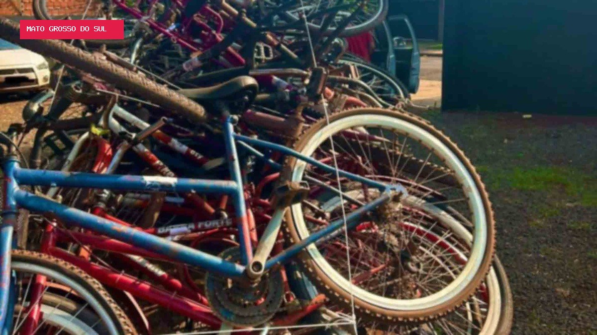 Polícia Civil procura donos de 32 bicicletas apreendidas em Campo Grande