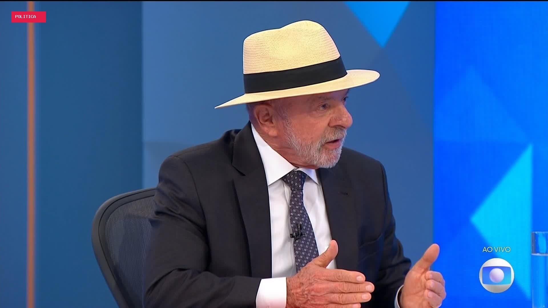 Tralli e Renata entrevistam Lula, candidato à reeleição pelo PT