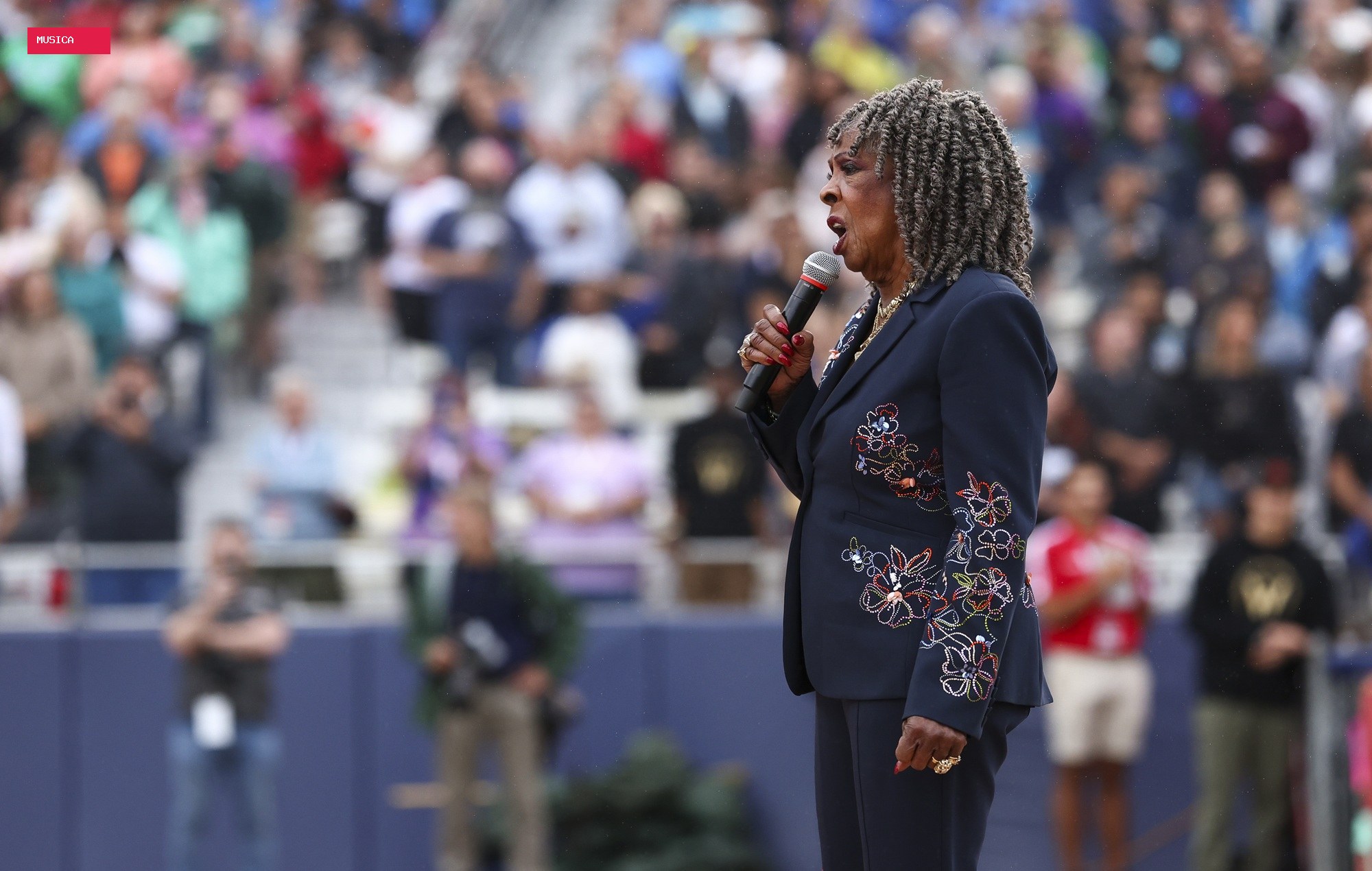 Martha Reeves blames viral botched US National Anthem performance on backing singers, attempts it again on