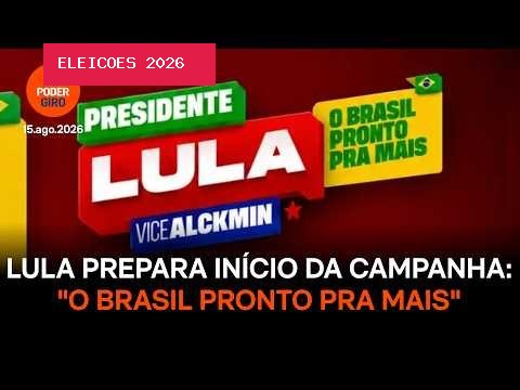 Lula prepara ato de campanha com slogan “O Brasil pronto pra mais”