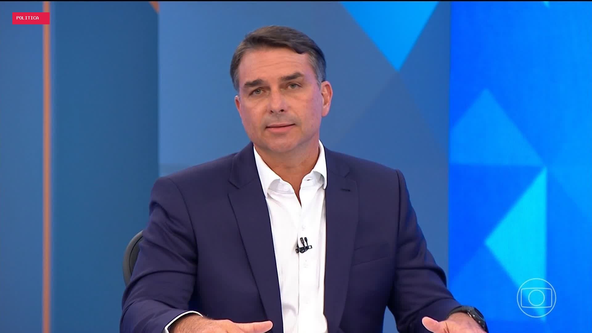 Tralli e Renata entrevistam Flávio Bolsonaro, candidato a presidente pelo PL