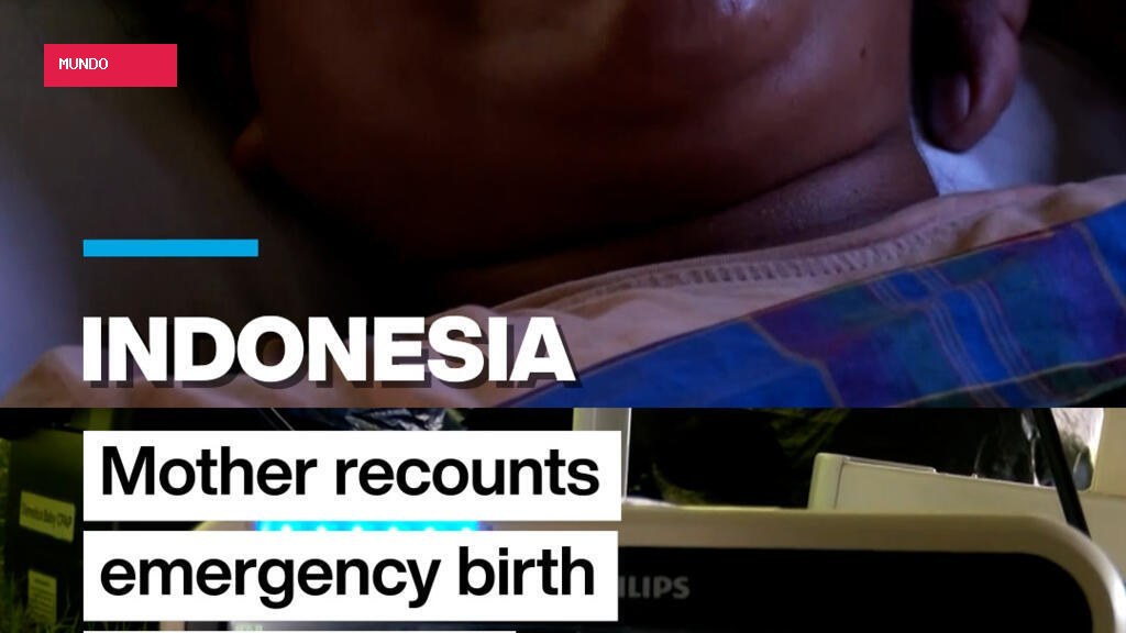 Indonesian mother recounts emergency birth during 7.7-magnitude quake