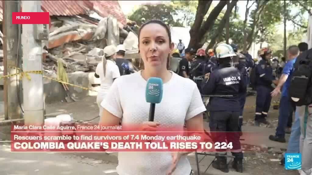 Death toll from Colombia earthquake continues to rise