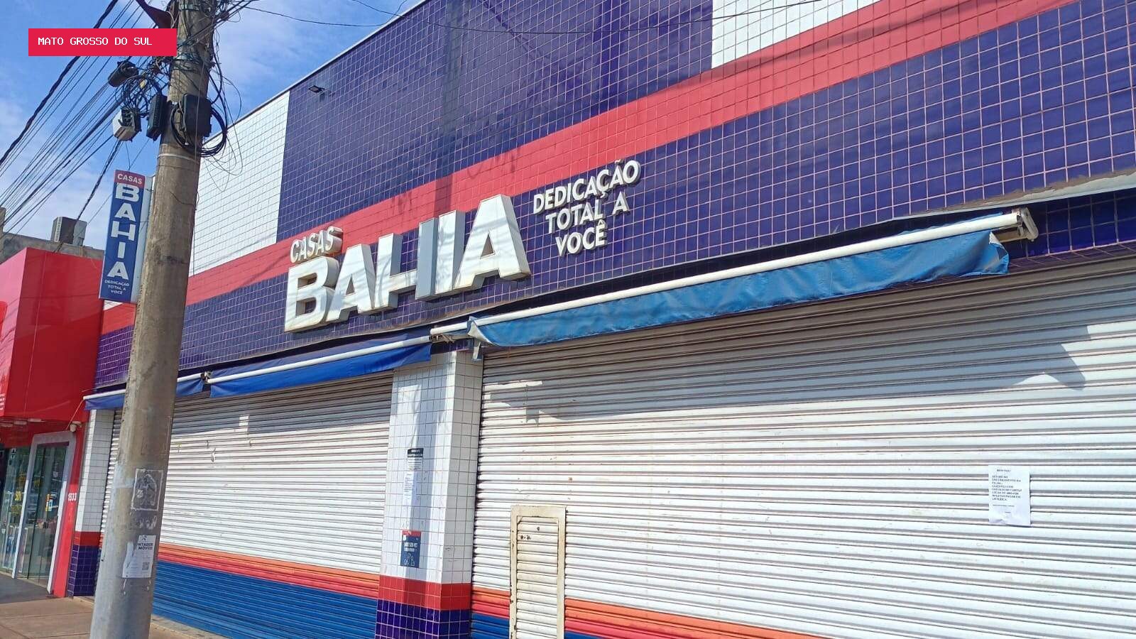 Casas Bahia fecha loja no Bosque dos Ipês e outras 4 unidades em MS