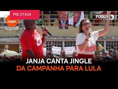 Janja vira cantora e grava clipe com jingle de campanha para Lula