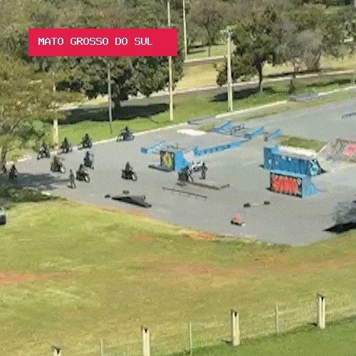 Treinamento da PM "despeja" skatistas do Parque das Nações