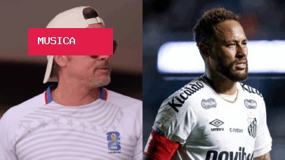 Brad Pitt quer dar aulas de atuação para Neymar aprender a simular faltas