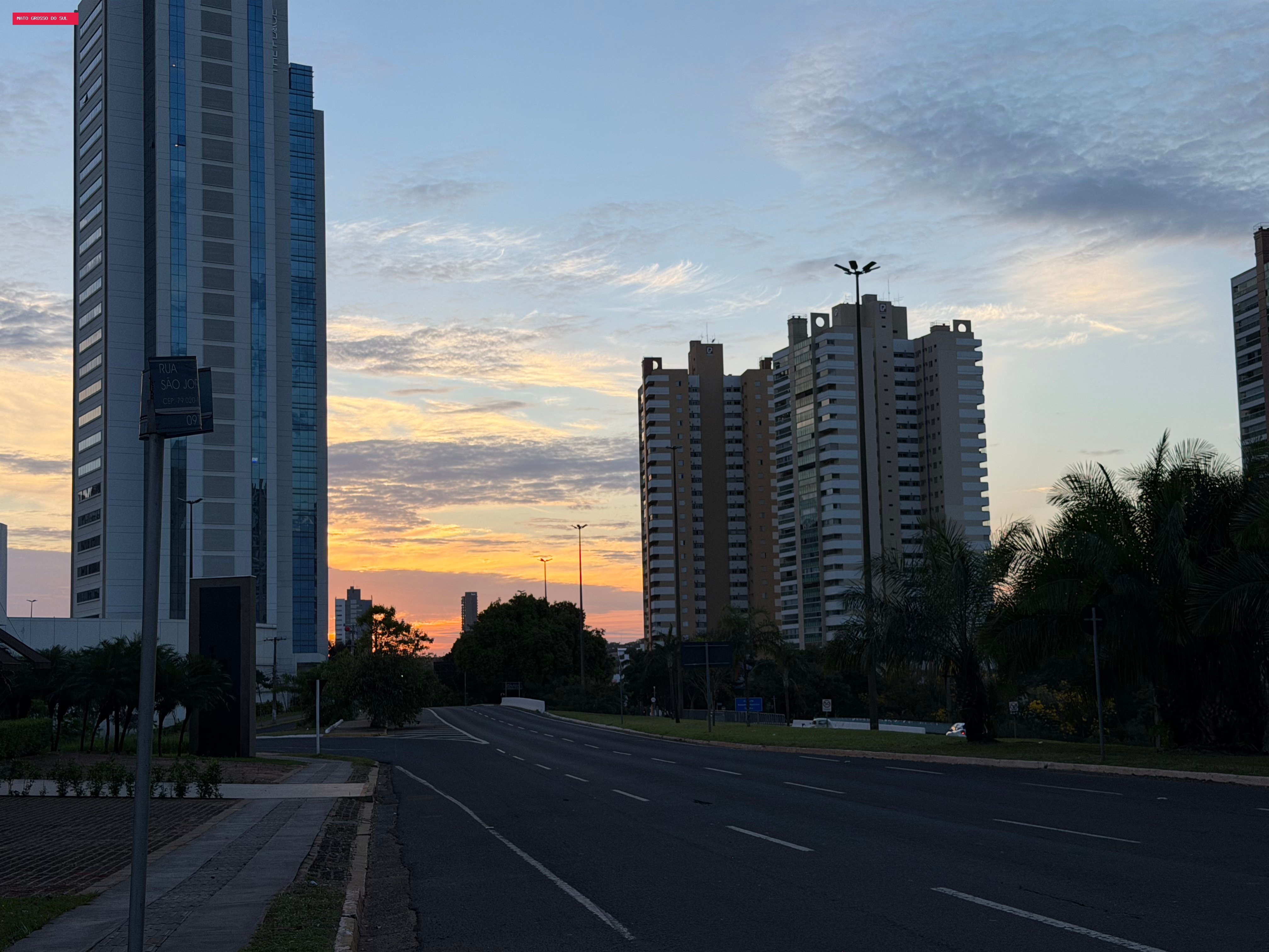 MS terá 36°C no norte e 25°C no sul nesta terça, e é justamente no lado mais fresco que a chuva deve chegar