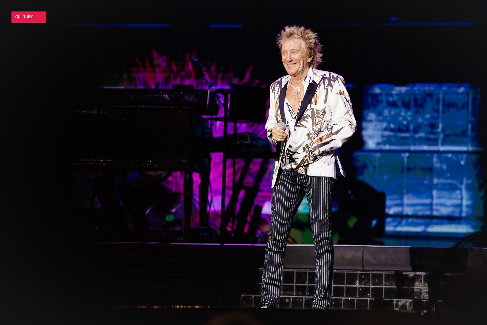 Rod Stewart passa por cirurgia para implante no coração e cancela resto de turnê: 'Já me sinto melhor'