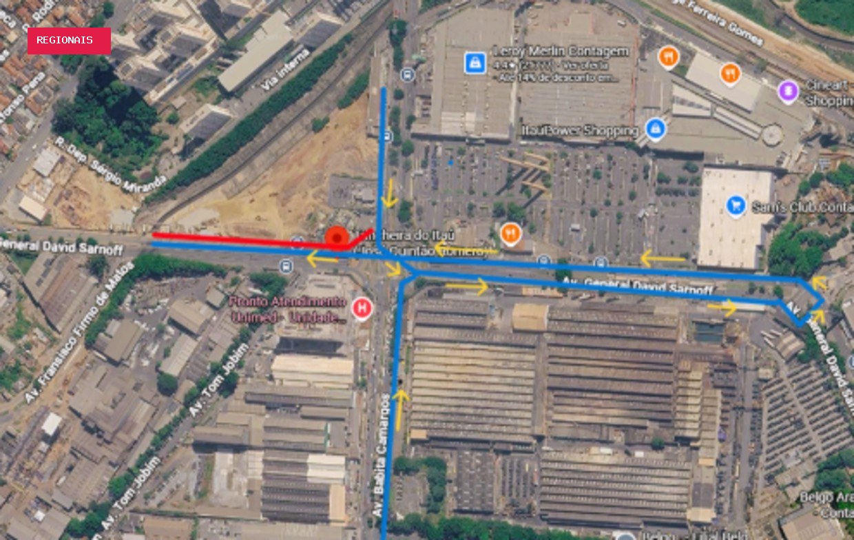 Trecho de avenida na Grande BH é interditado a partir desta segunda-feira