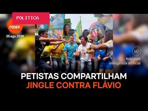Petistas compartilham jingle contra Flávio inspirado em “Osmarzinho”