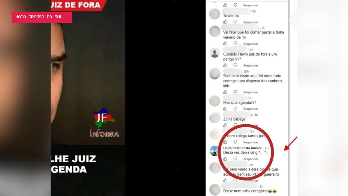 Homem é levado à delegacia após ameaça com faca contra Flávio Bolsonaro em MG