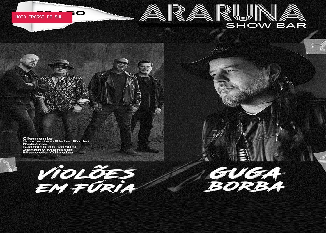 Araruna Show Bar estreia com noite de rock em Campo Grande
