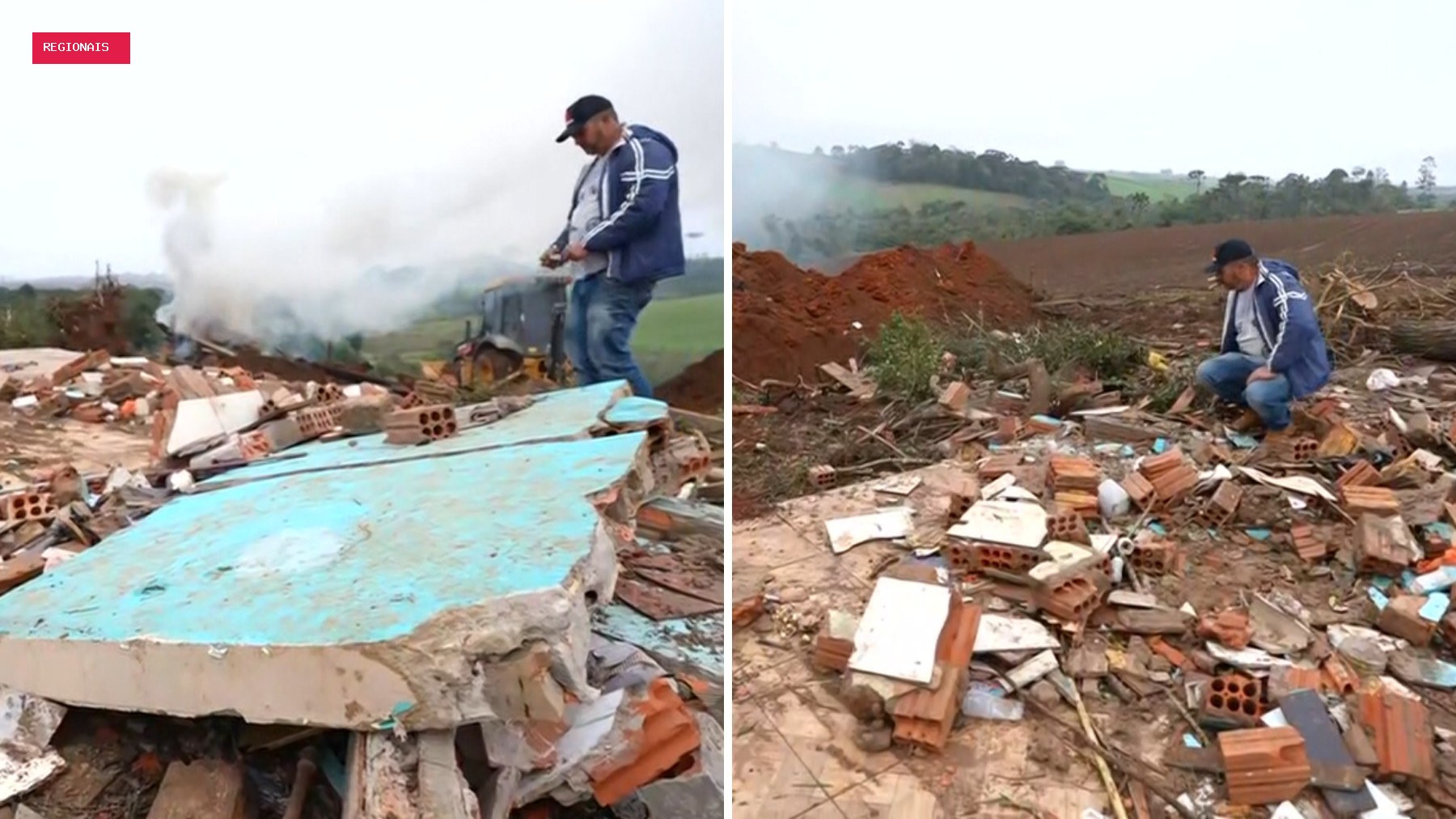 Voluntário que ajudou vítimas de tornado no Paraná perde a própria casa para o mesmo fenômeno nove meses