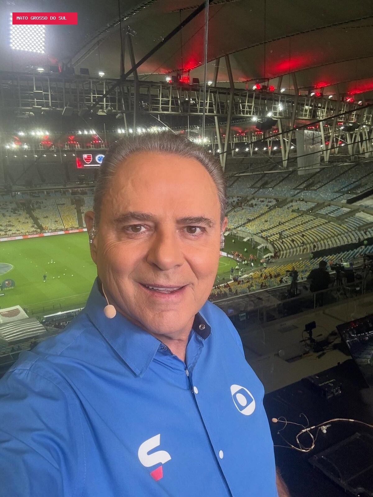 Luís Roberto volta às transmissões da Globo após tratamento contra o câncer