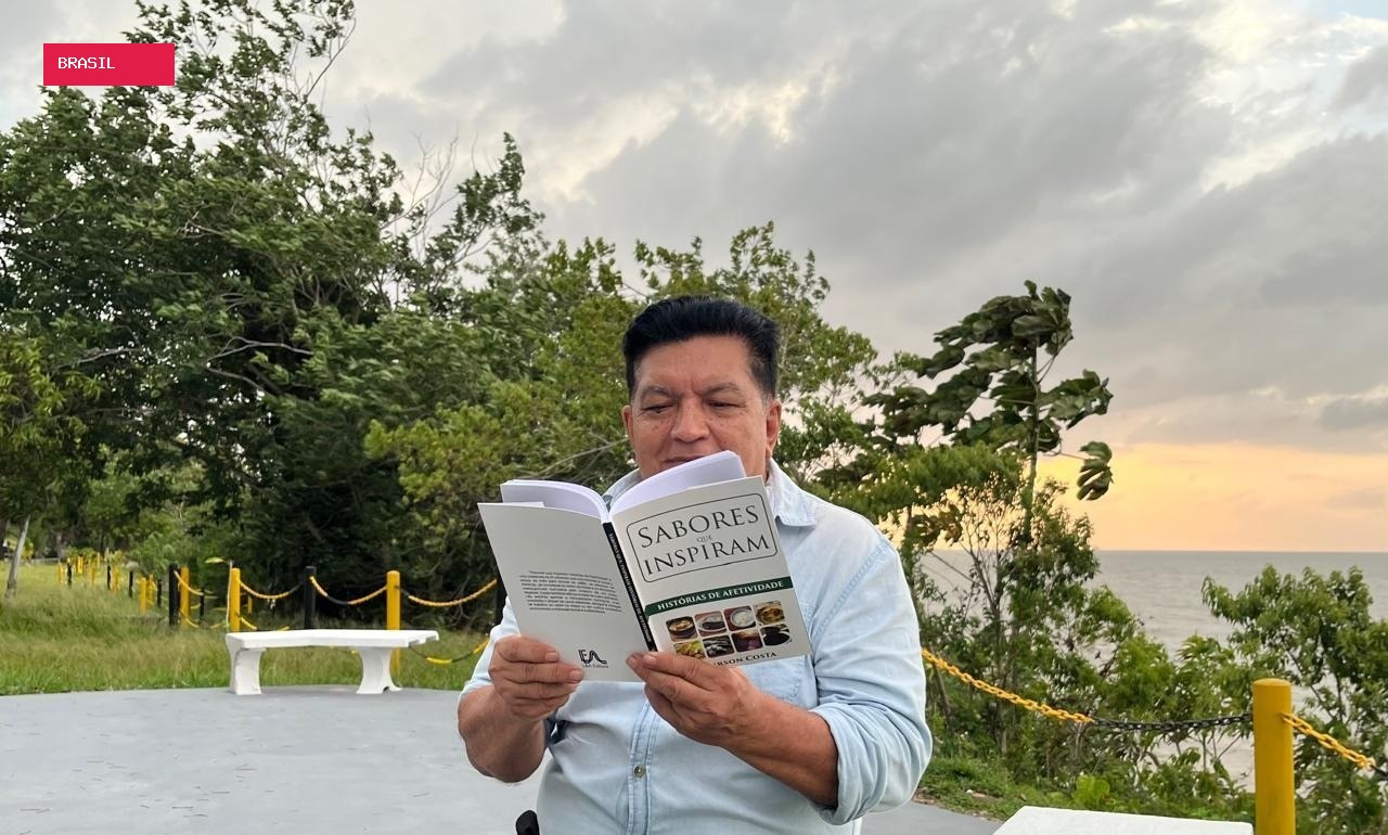 Culinária paraense e memória: escritor lança livro com degustação gratuita na Feira do Livro de Belém