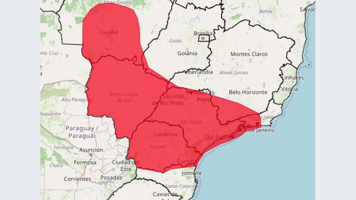 Até quando vai durar o calor no MS? Alerta vermelho vai até quarta, e frente fria traz alívio