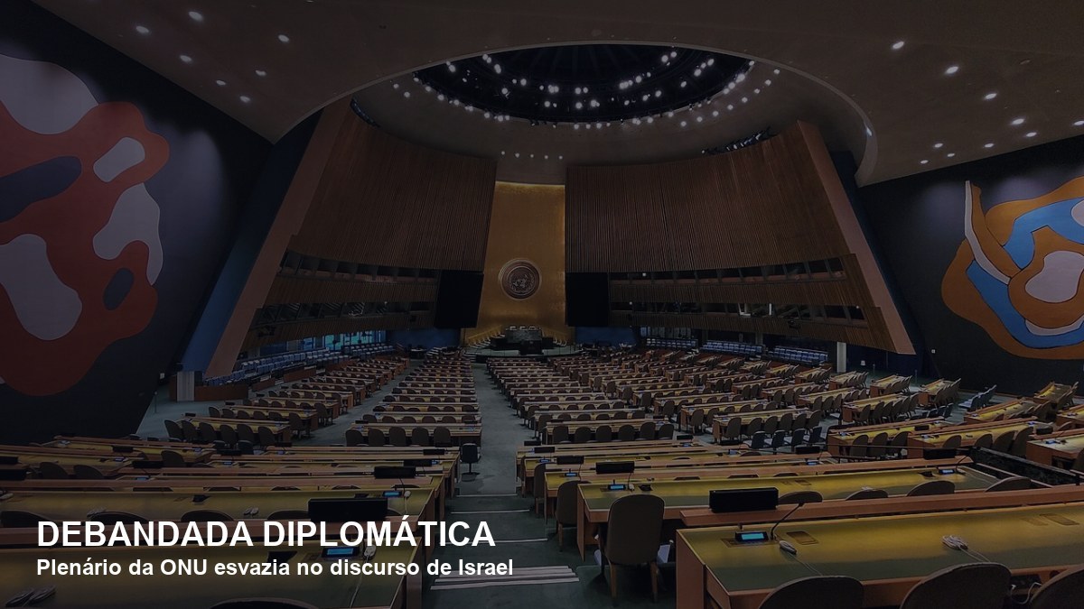 Debandada diplomática: o dia em que o plenário da ONU esvaziou no discurso de Netanyahu
