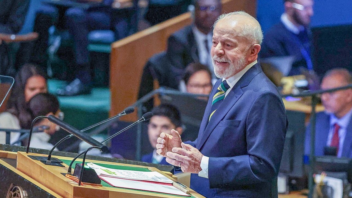 Lula discursa na Assembleia Geral da ONU — foto Ricardo Stuckert/PR