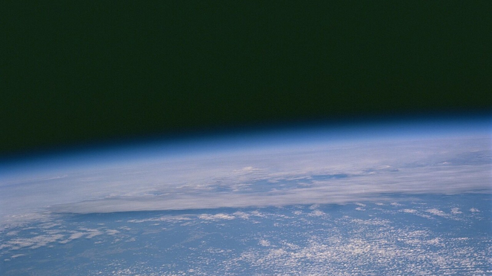Terra vista do espaço