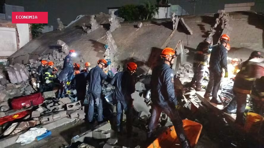 Desabamento na zona leste de SP deixa seis mortos; bombeiros encerram buscas