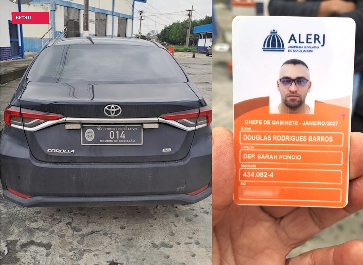 Chefe de gabinete de Sarah Poncio vai a posto fiscal em carro da Alerj após apreensão de cigarro irregular