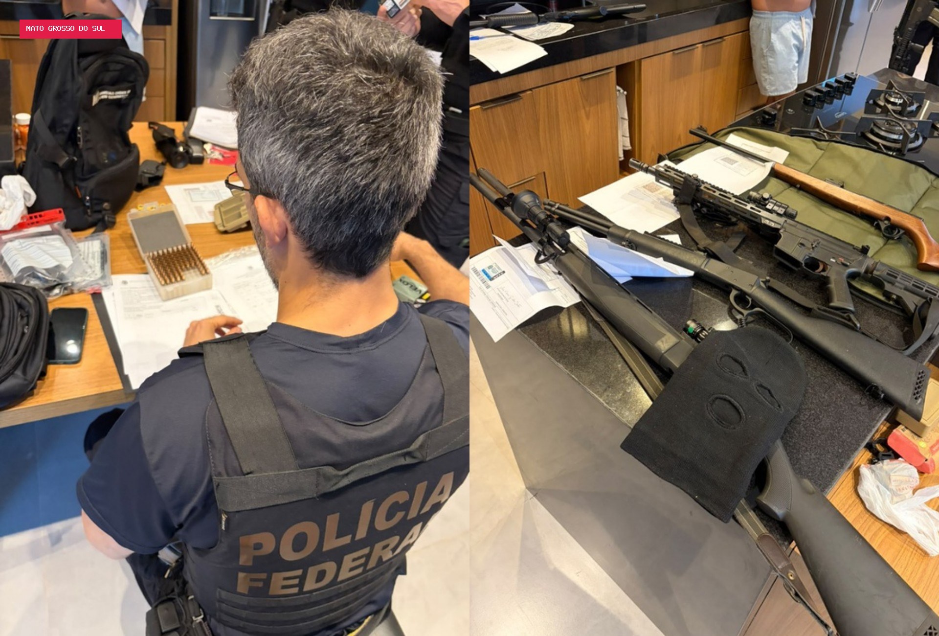 PF apreende armas e munições em operação contra fraude em registro de CAC