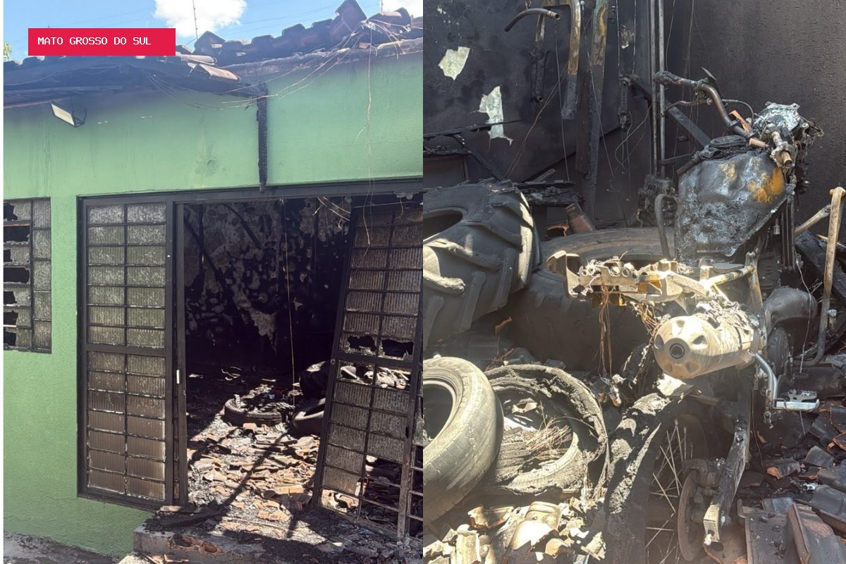 Incêndio atinge sindicato de empresas de segurança em Campo Grande