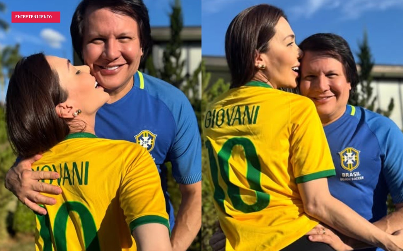 Esposa de Giovani diz que sertanejo saiu para fazer show e surgiu em festa com outra: 'Levou mulher para