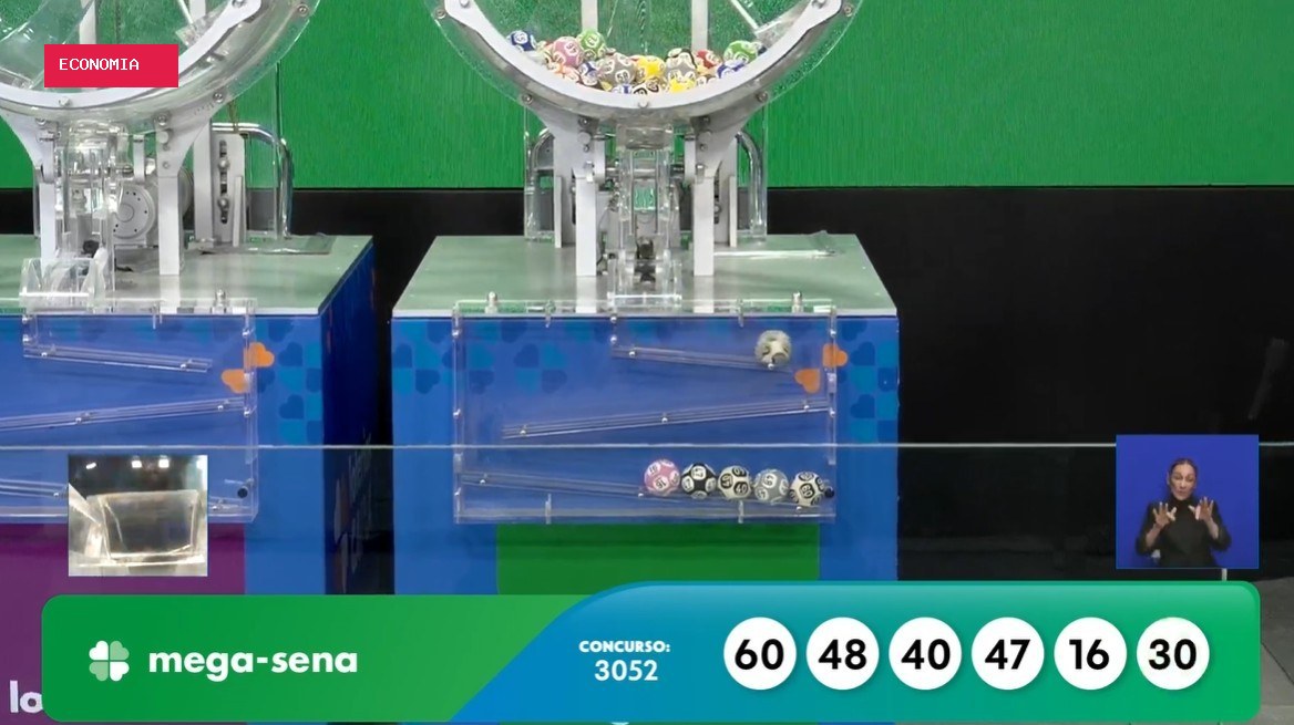 Mega-Sena 3052 acumula e prêmio vai a R$ 41 milhões; confira os números sorteados