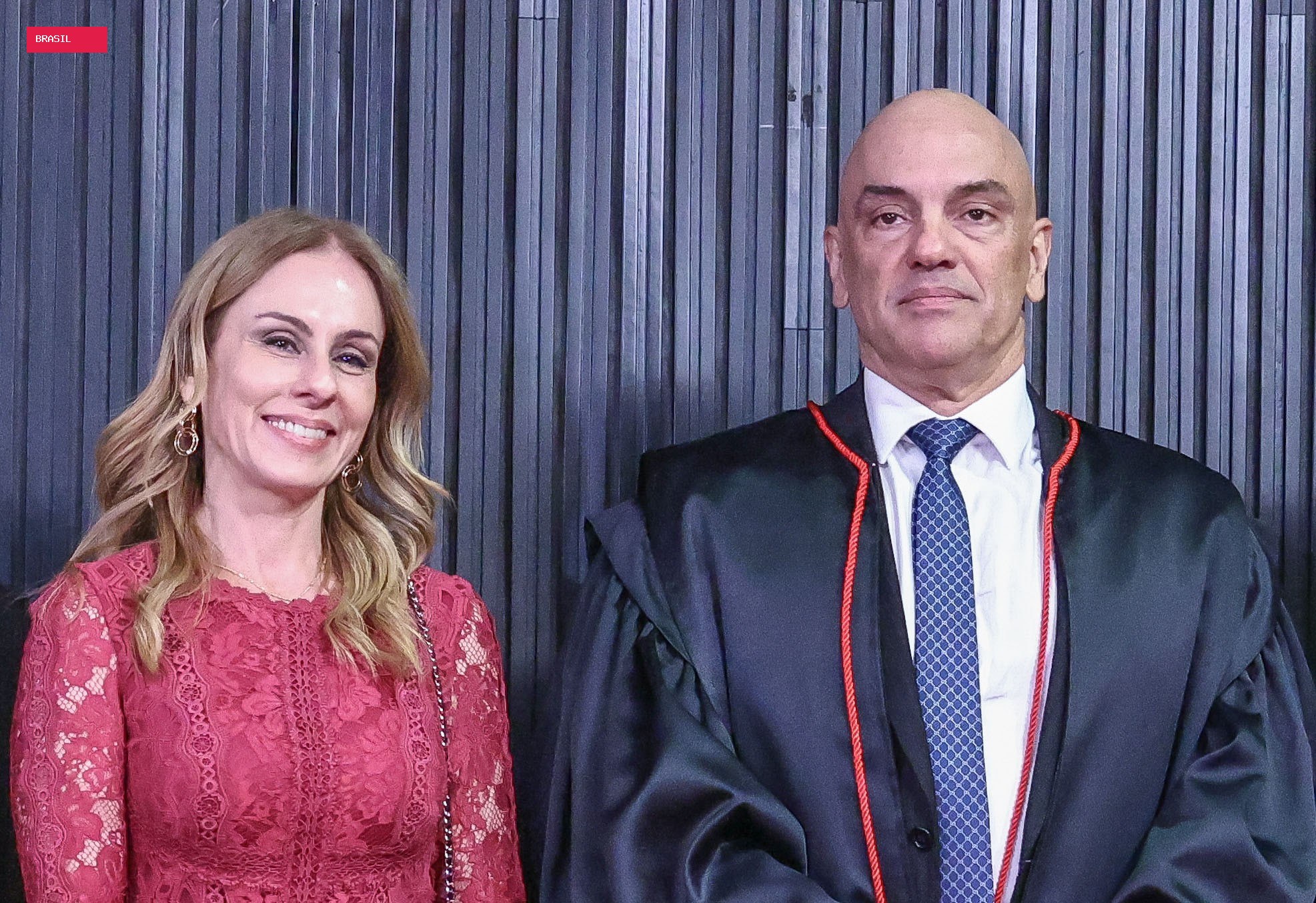 Vídeo mostra Moraes desembarcando de jatinho de empresa de Vorcaro; avião foi apontado pela PF como