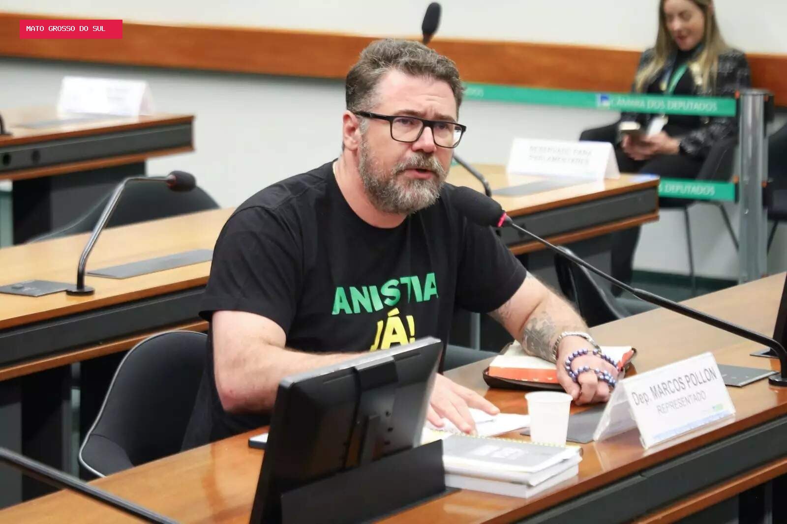 Emenda de R$ 1 milhão de Pollon é citada em investigação sobre "Dark Horse"