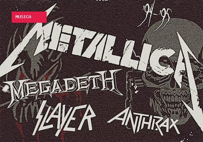 Qual banda do Big Four do thrash metal possui a discografia de estúdio mais extensa?