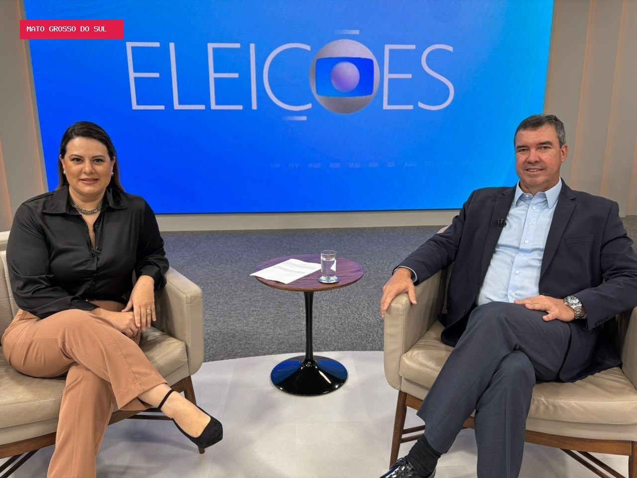 VEJA como foi entrevista de Eduardo Riedel (PP) ao MS1