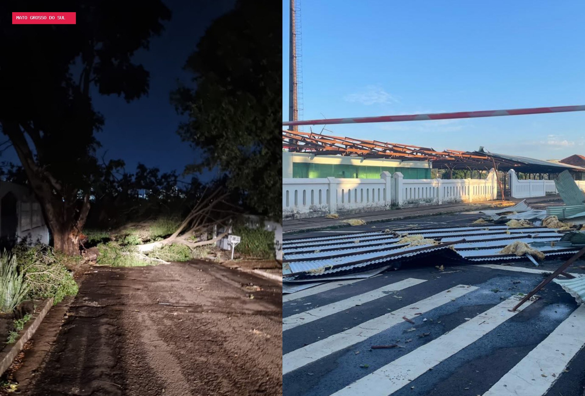 Vinte escolas municipais ficam sem aula após temporal em Campo Grande