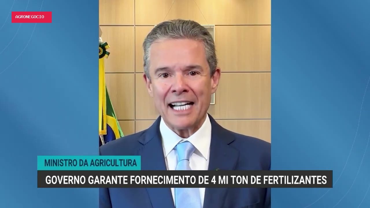 Brasil garante fornecimento de 4 milhões de toneladas de fertilizantes