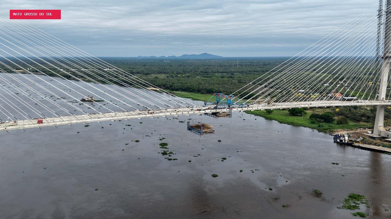 Acesso paraguaio à Ponte Bioceânica avança com 3 km de aterro concluídos