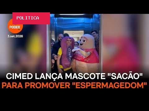 Cimed lança mascote “Sacão” para promover o filme Espermagedom