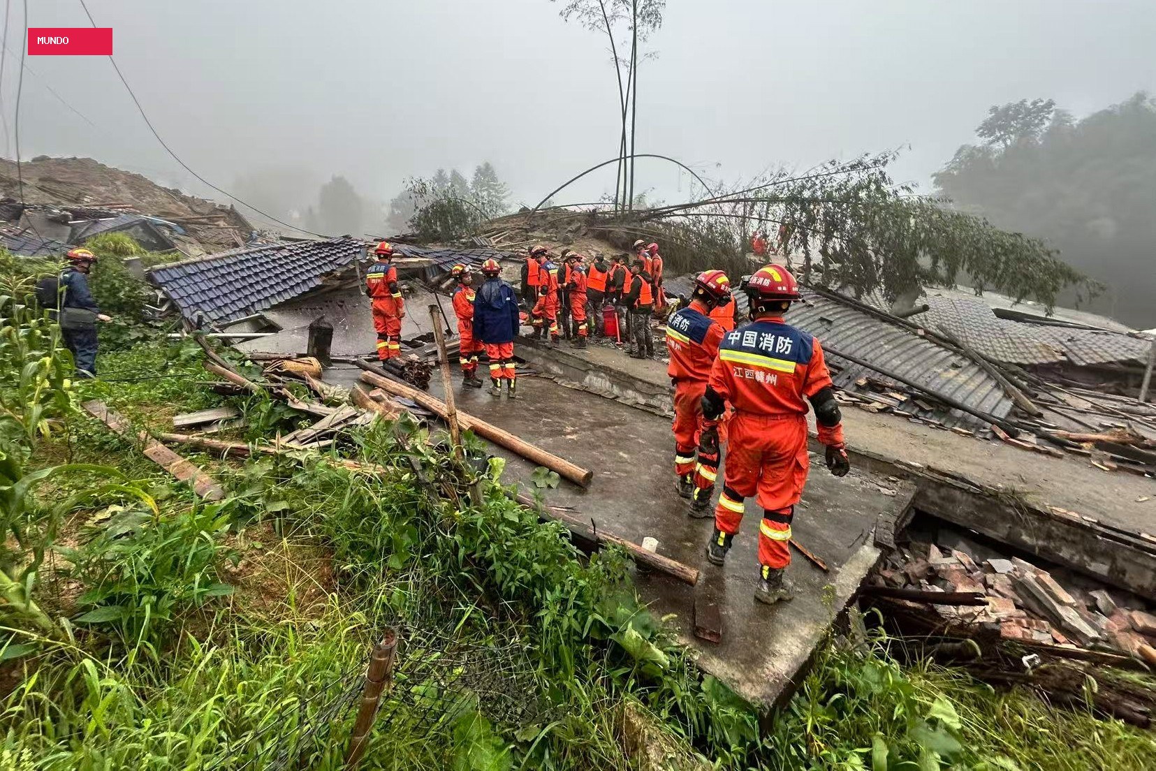 Mortos após chuvas do tufão Saudel sobem para 3 em província da China; 9 estão desaparecidos