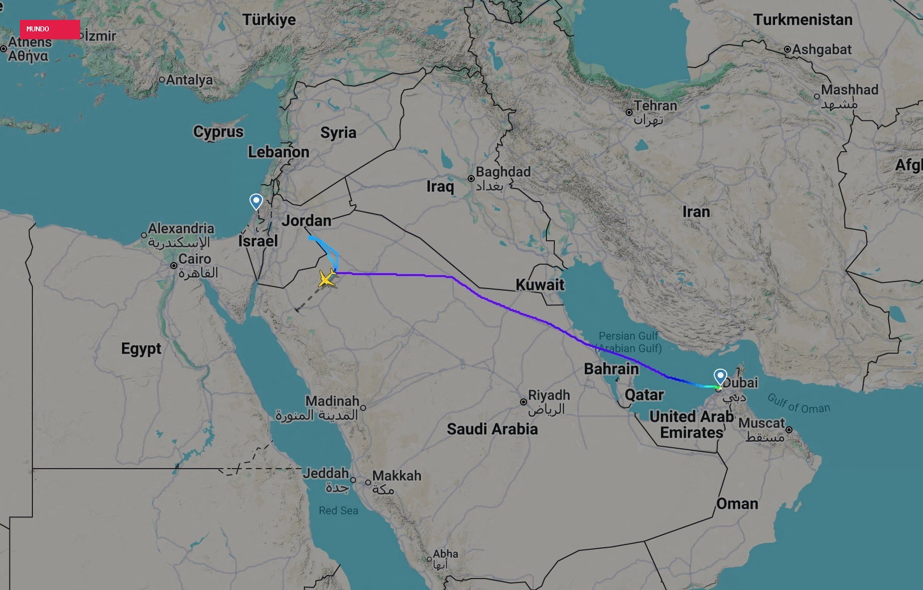 'Sangue por todo o lado': passageira de voo desviado em Israel por briga entre pilotos relata ataque com