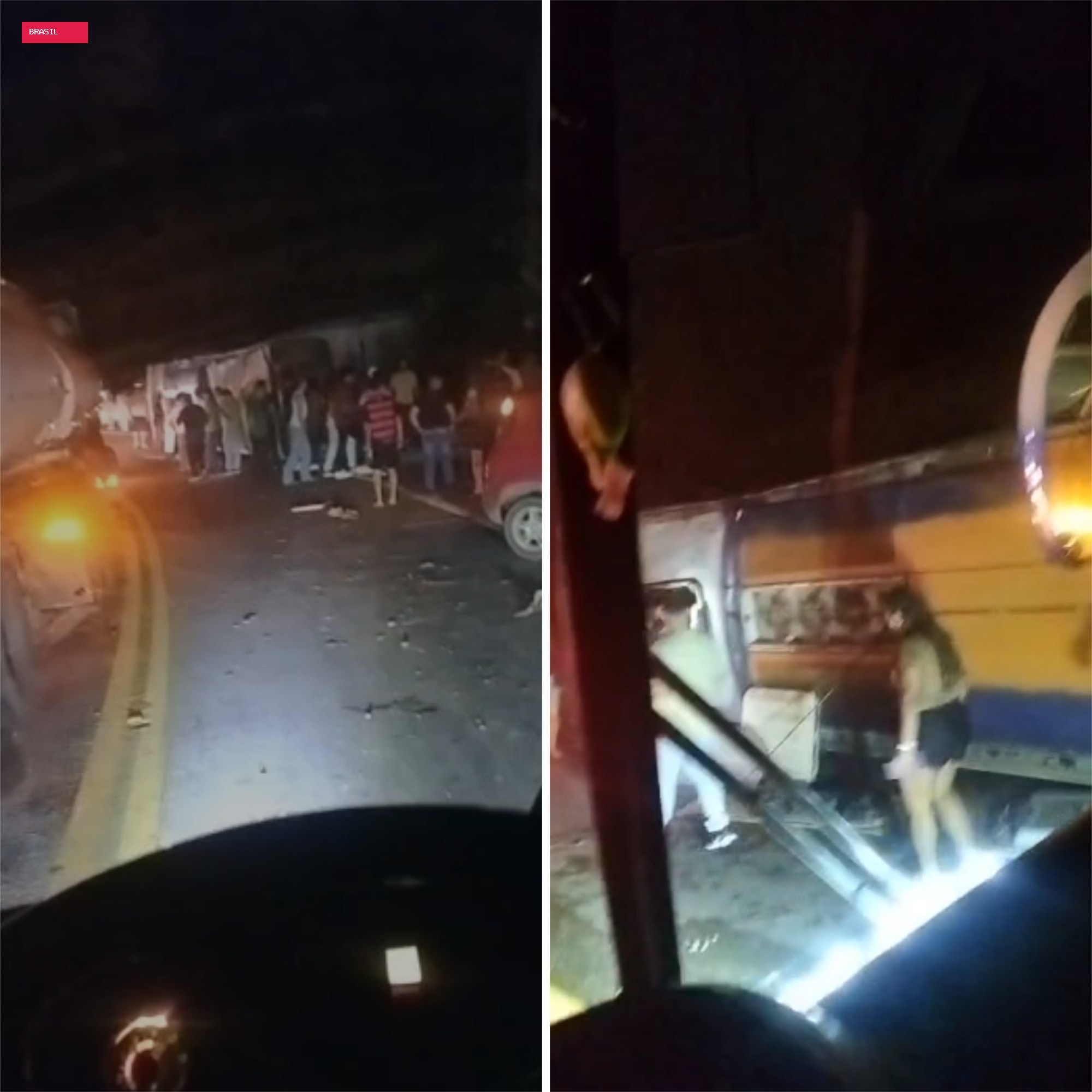 Ônibus que tombou no ES e deixou mortos partiu de Contagem, MG, e retornava de viagem turística ao litoral