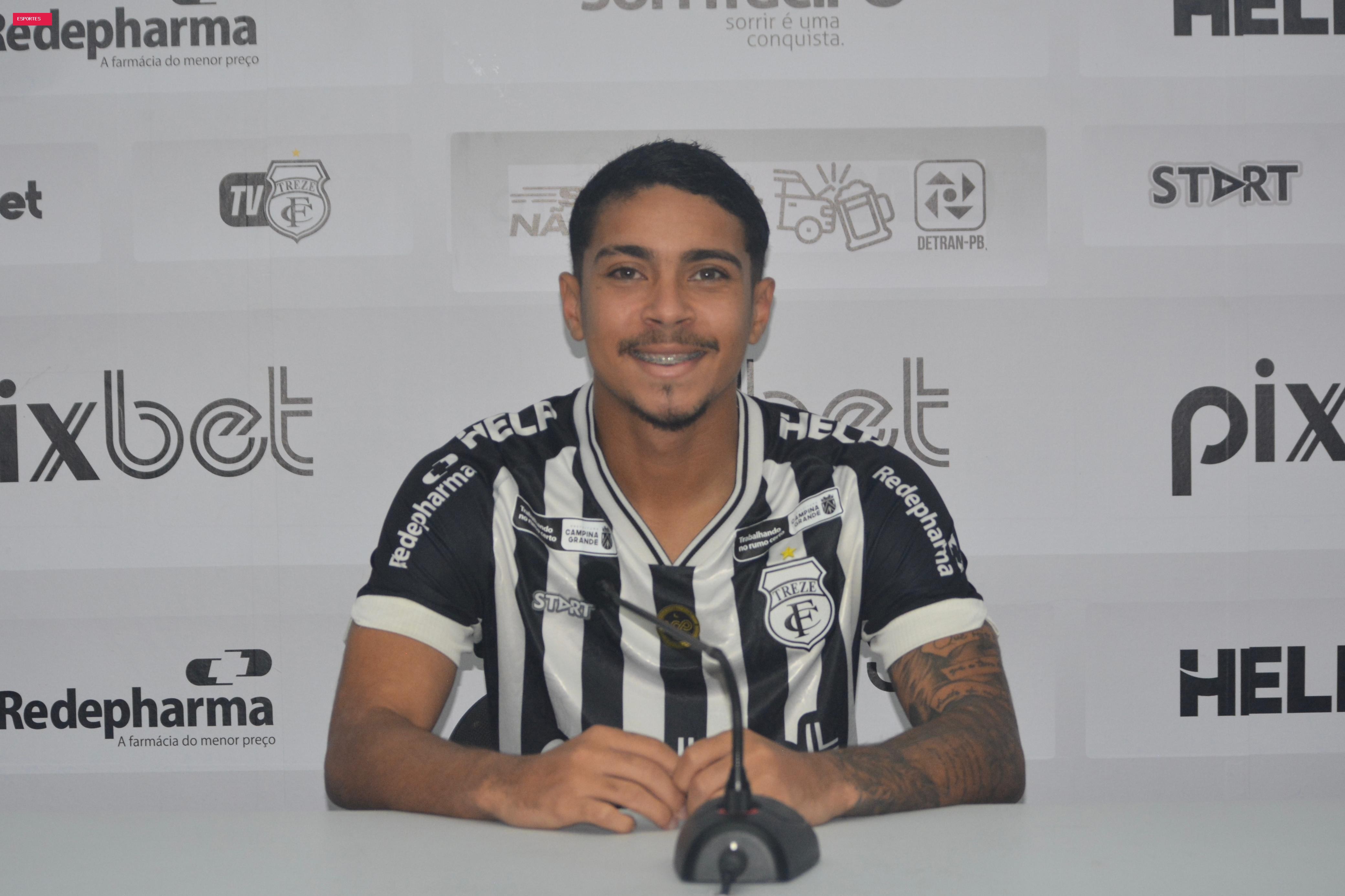 Campinense contrata o meia-atacante Gustavo Aguiar, ex-Treze e campeão da Série D 2021
