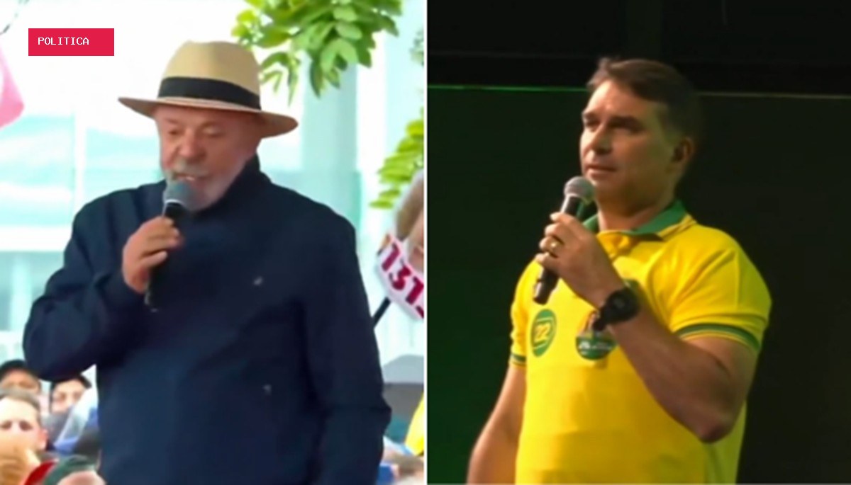 Lula e Flávio fazem comícios simultâneos em SC, reduto do bolsonarismo
