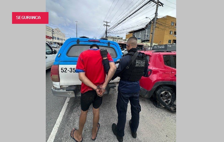 Foragido do sistema prisional é preso durante patrulhamento em Cabo Frio