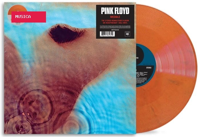 Pink Floyd anuncia reedição do álbum "Meddle" em vinil laranja