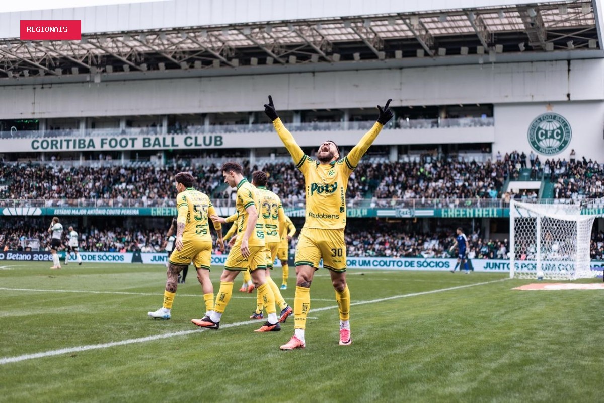 Brasileirão: Mirassol marca no fim e vence Coritiba no Couto Pereira