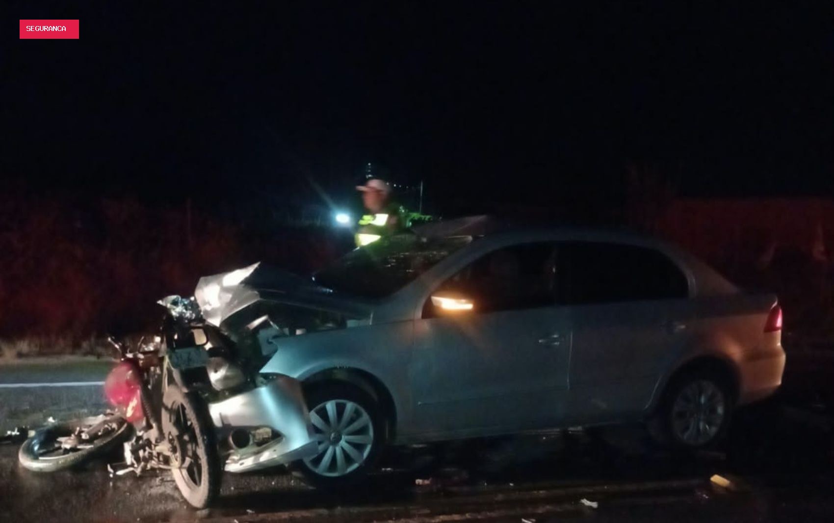 Motociclista morre após acidente envolvendo um carro em Feira Nova