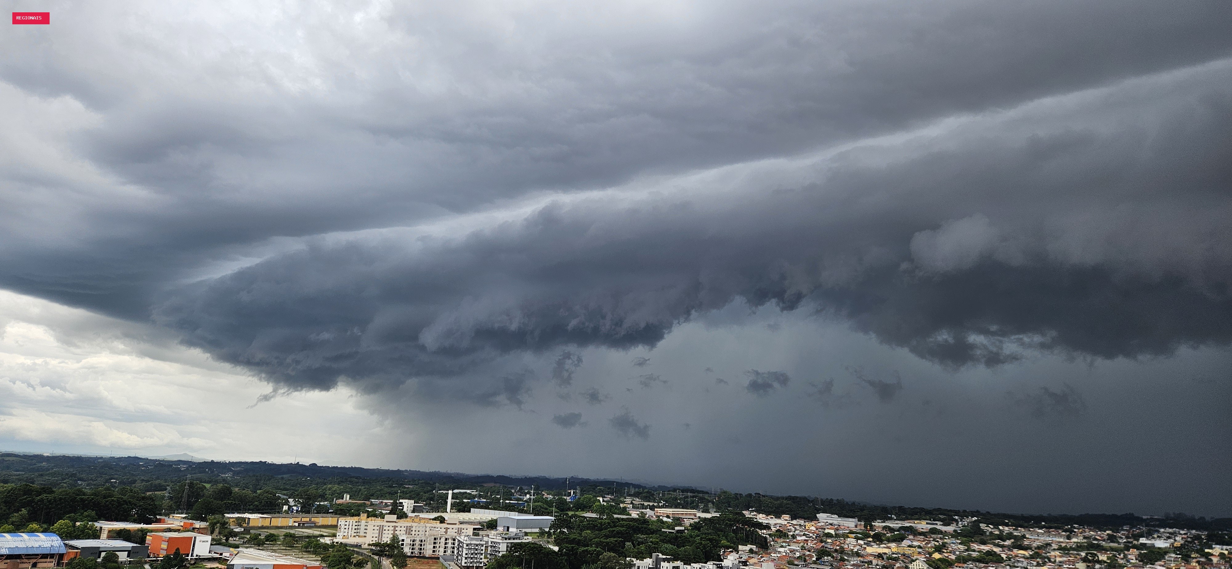 Paraná tem novos alertas da Defesa Civil para tempestade, granizo e vendaval