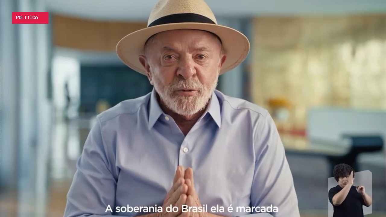 Campanha de Lula cita tarifaço, defende soberania e critica família Bolsonaro em nova propaganda eleitoral