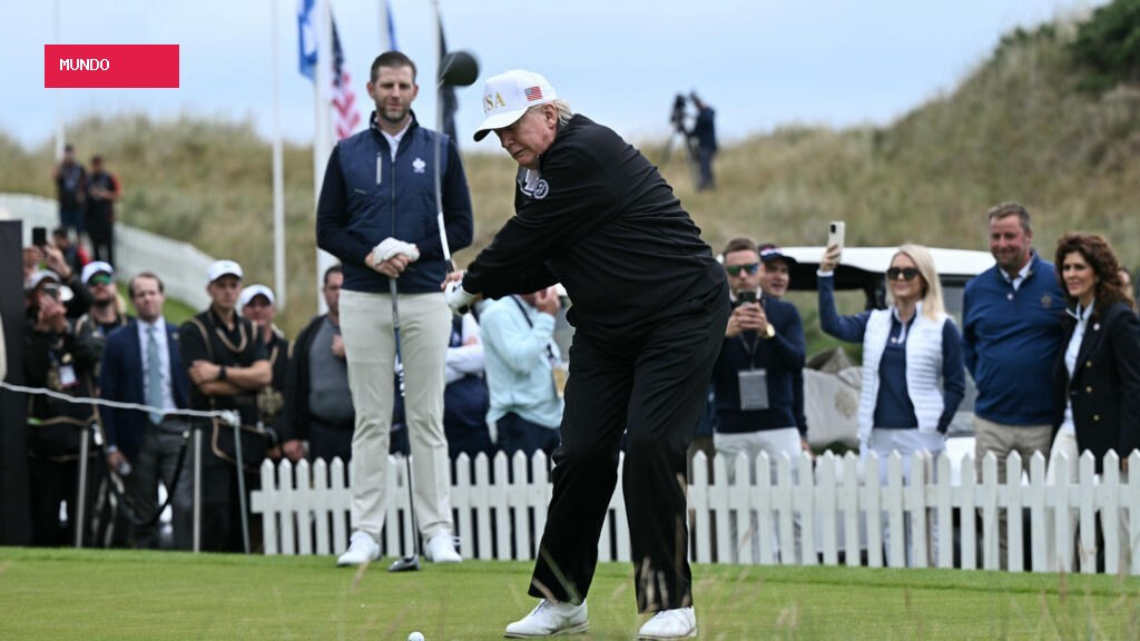 Trump meets Ireland's leaders in Dublin before heading to his golf club